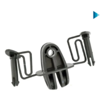 Aislador Doble Pin Lock X12 Mont S/tornillo Cerco Electrico